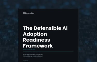 The Defensible AI Adoption Readiness Framework | For Non-Profits