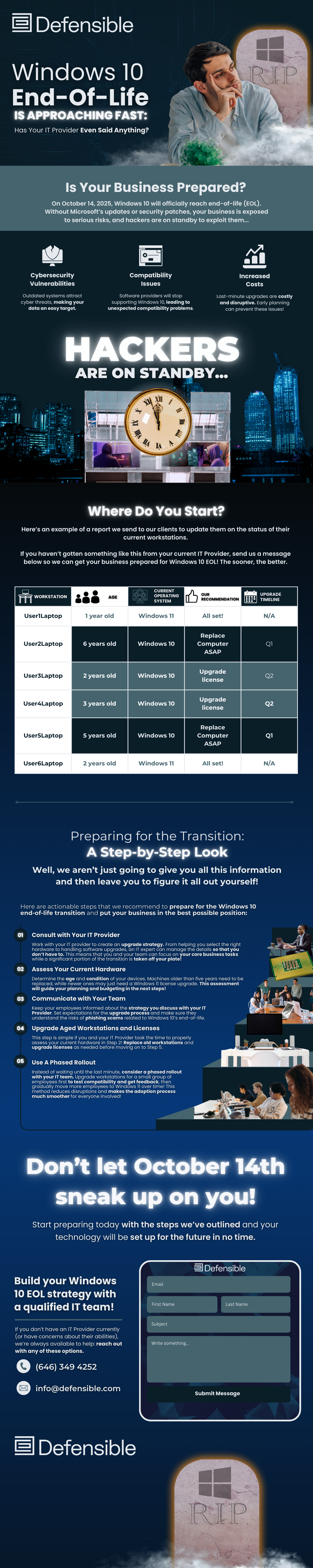 Copy of WINDOWS 10 End-Of -Life Landing Page Example Layout (1)
